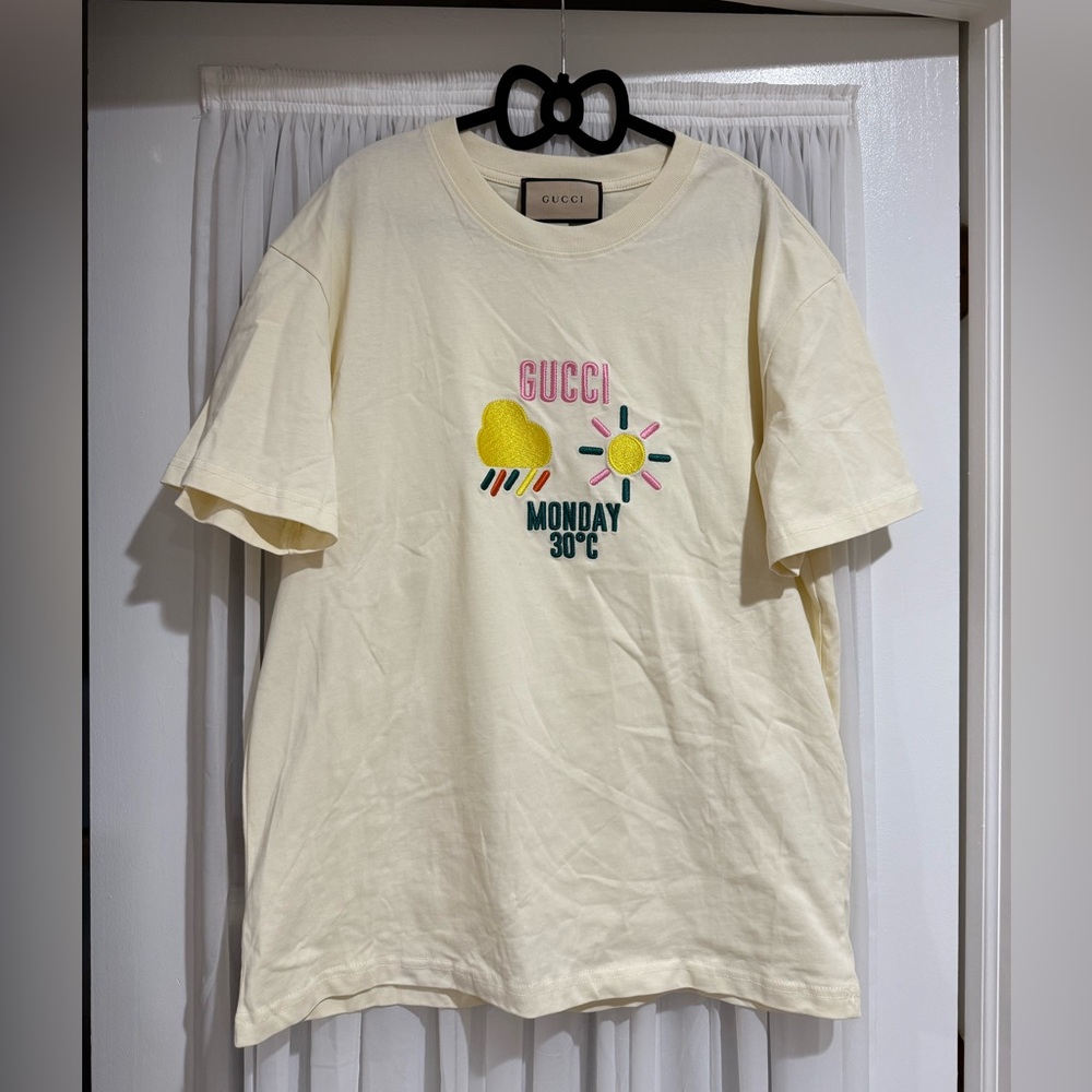 Cream Graphic T-Shirt